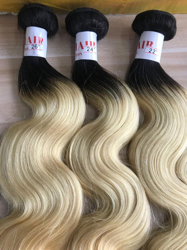 1b/613 BLONDE BODY WAVE/ STRAIGHT